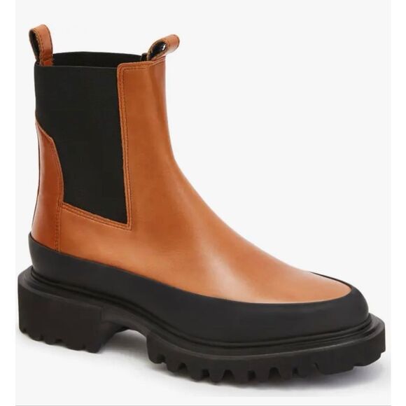 All Saints Harlee Chelsea Lug Sole Boot Size 8US Brown NEW - Picture 1 of 7